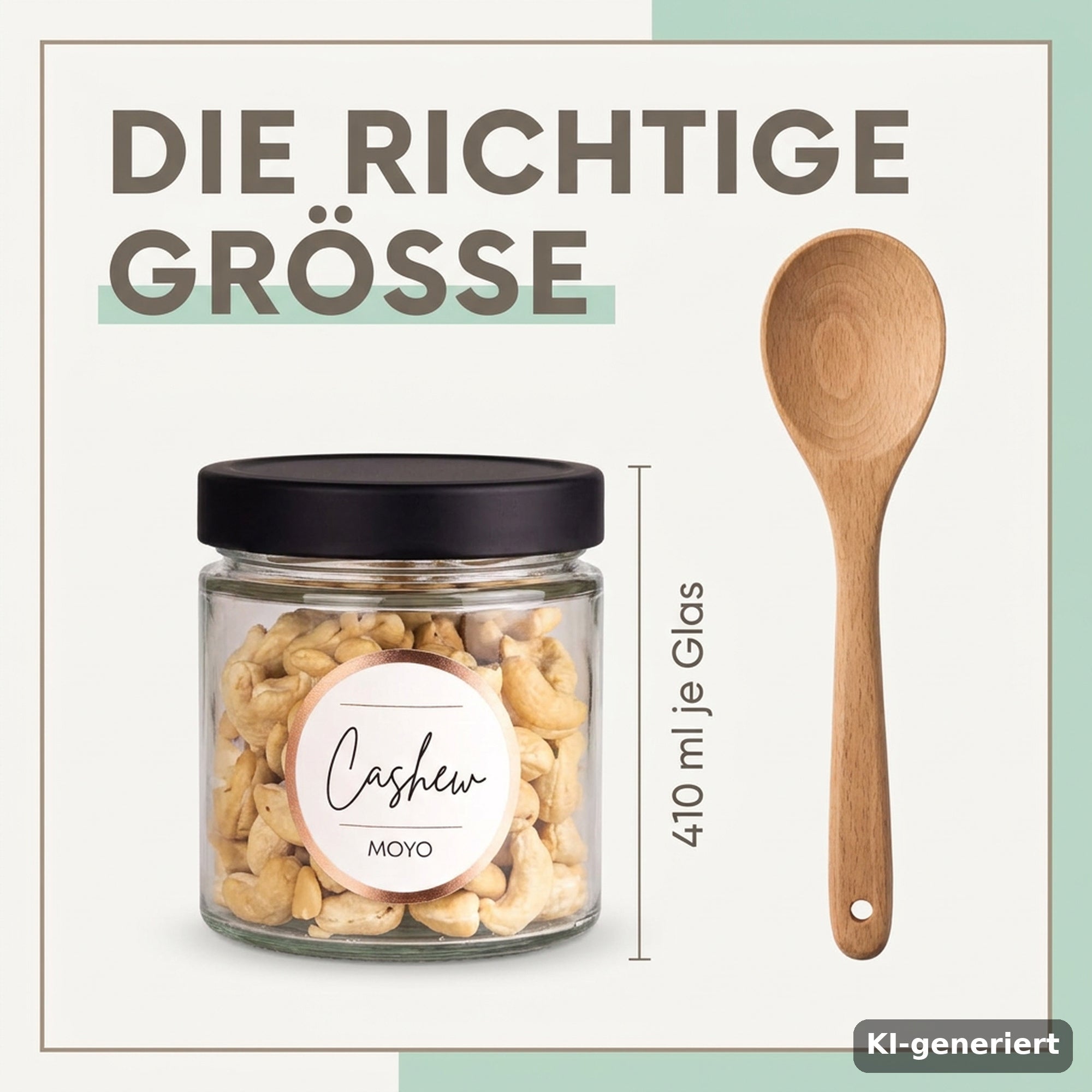 Vorratsgläser 6er Set – Luftdichte Glasbehälter