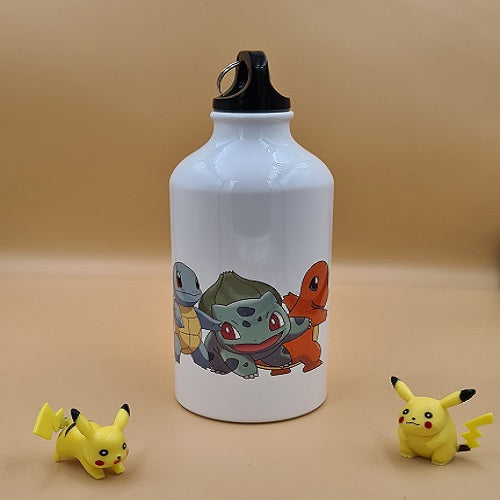 Pokemon Starter Glumanda Bisasam Plinfa Aluminium Flasche 500ml