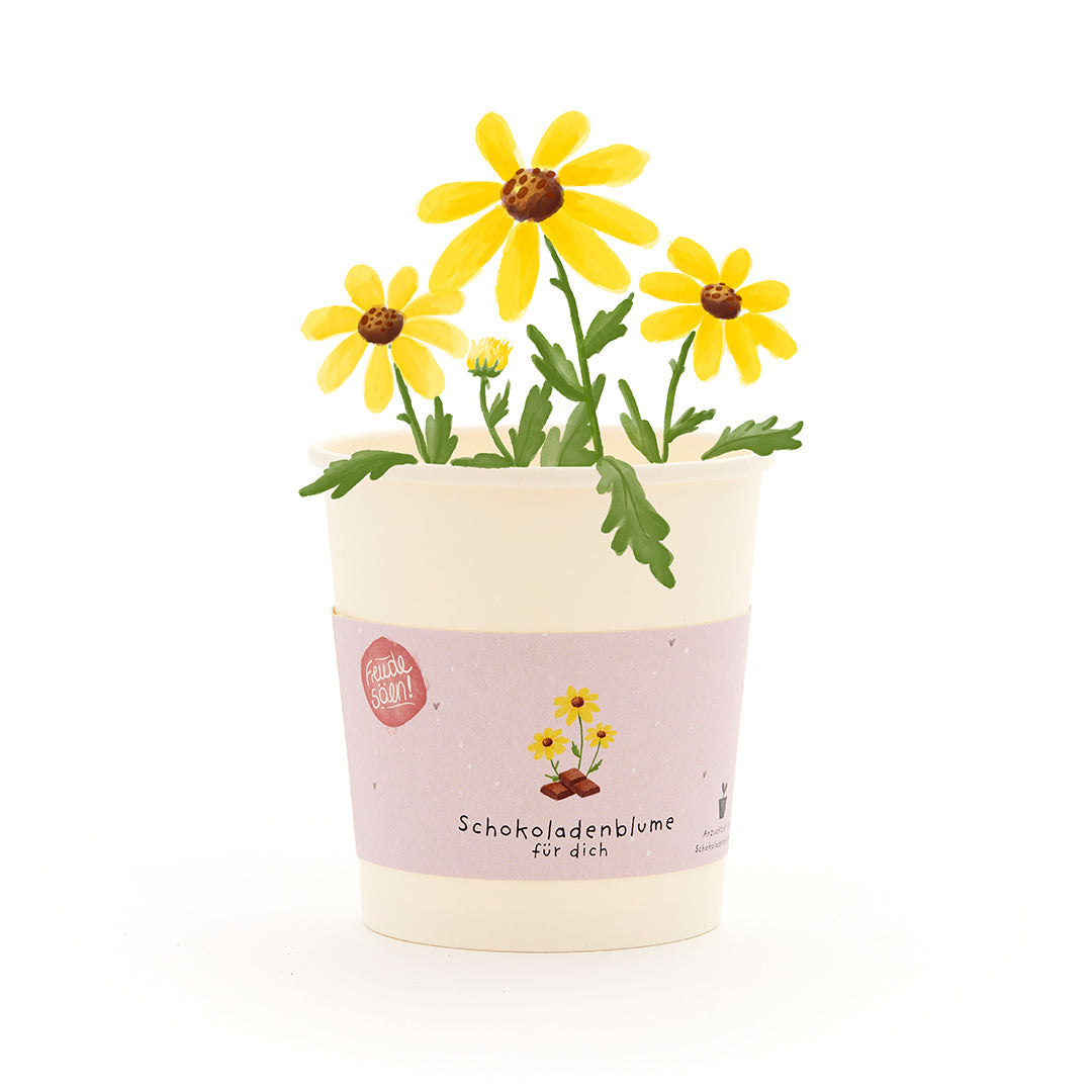Schokoladenblume - Becher