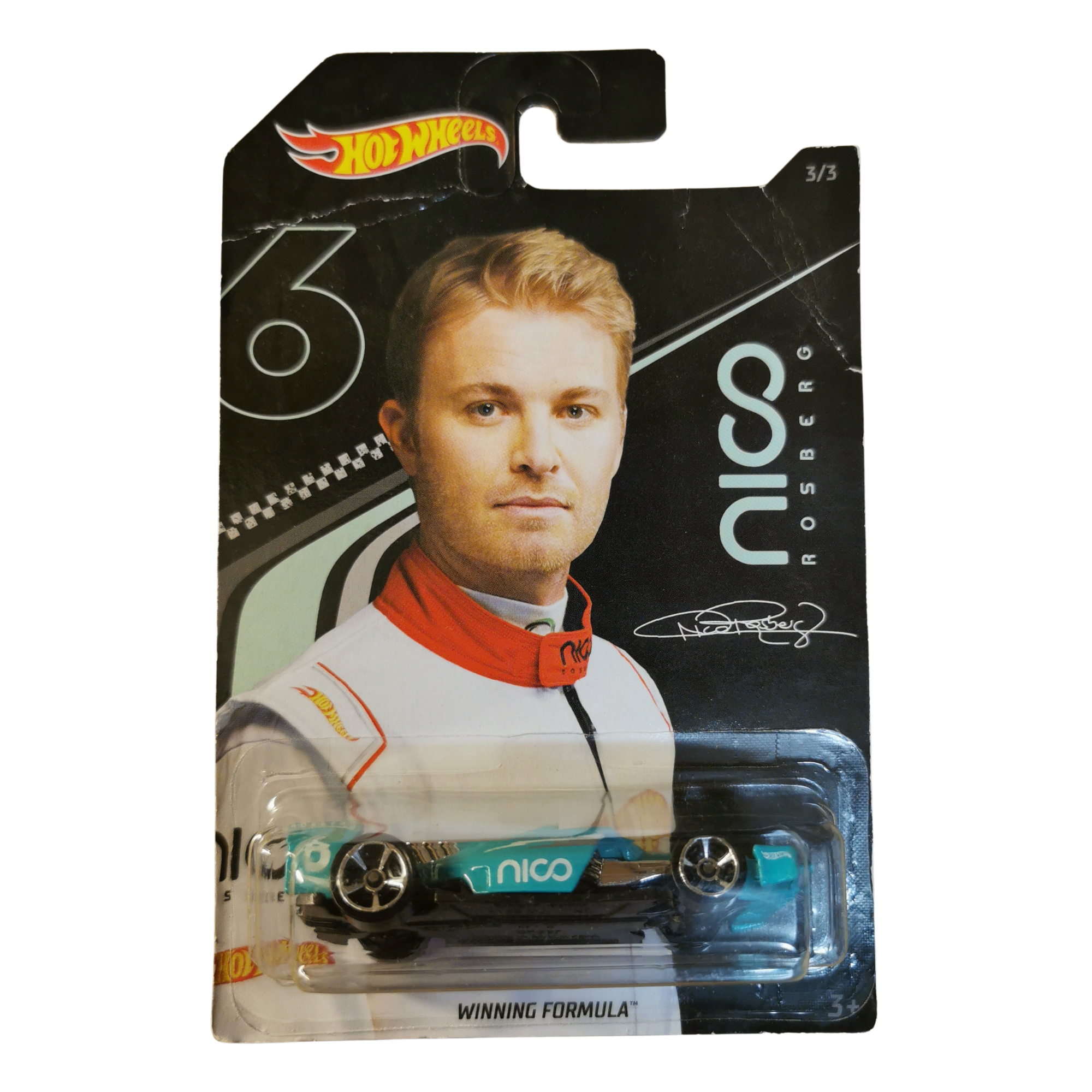 Hot Wheels Long Card Winning Formula 3/3 2018