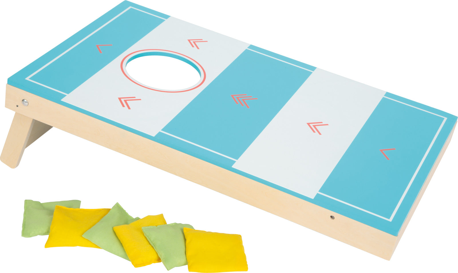 small foot Cornhole und Sling Puck Spiel „Active“