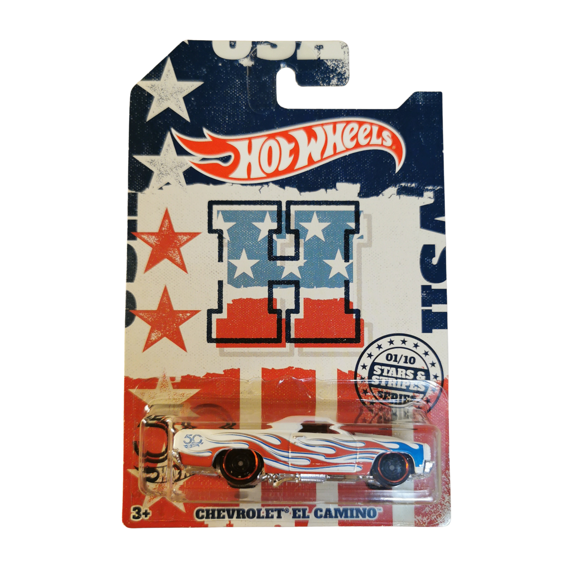 Hot Wheels Mainline Chevrolet El Camino Stars Stripes 1/10