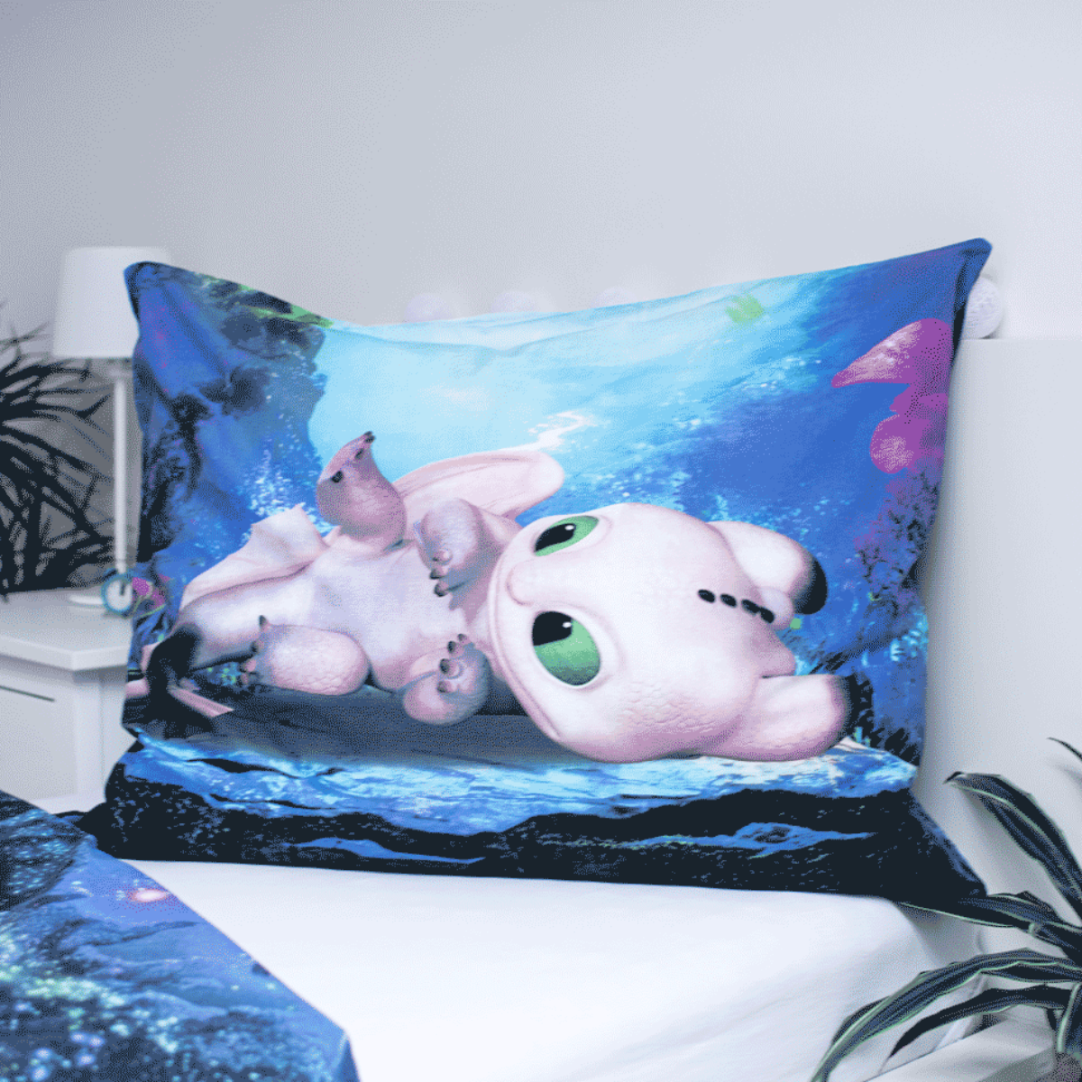 Drachenzähmen leicht gemacht HTTYD Bettwäsche - weiche Baumwolle 140x200 cm Kissen und Decke