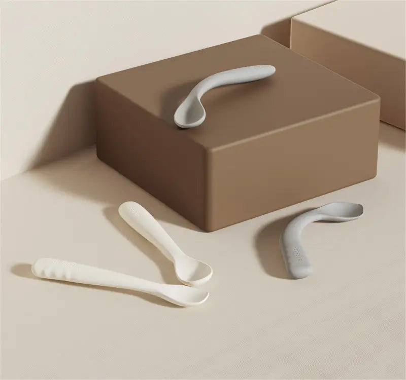 Baby Feeding Spoon Set (Weiß)