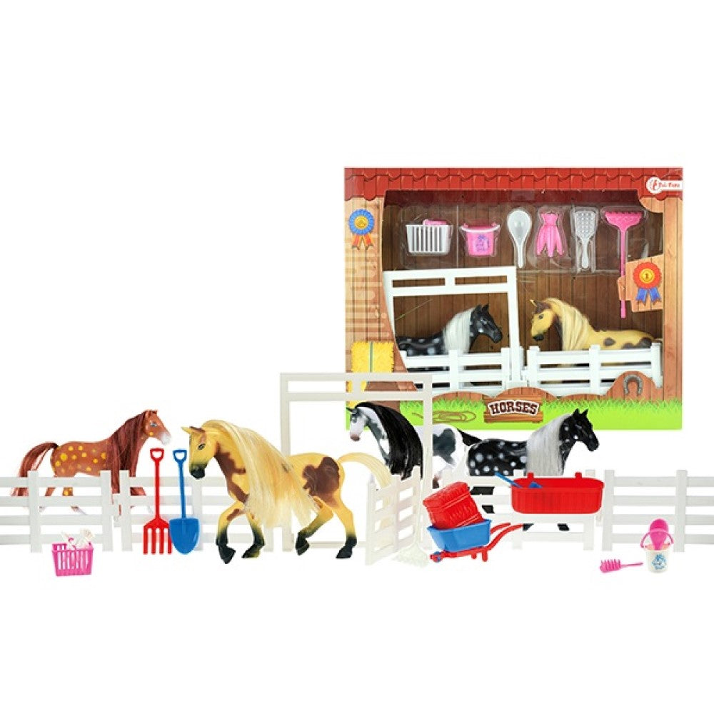 2 Pferde inkl Stall und Zubehör