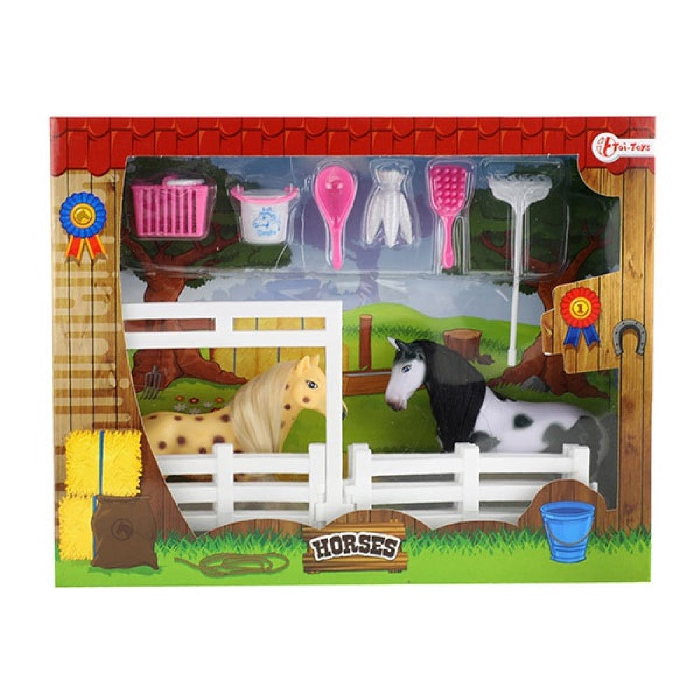 2 Pferde inkl Stall und Zubehör