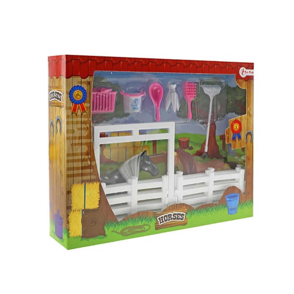 2 Pferde inkl Stall und Zubehör