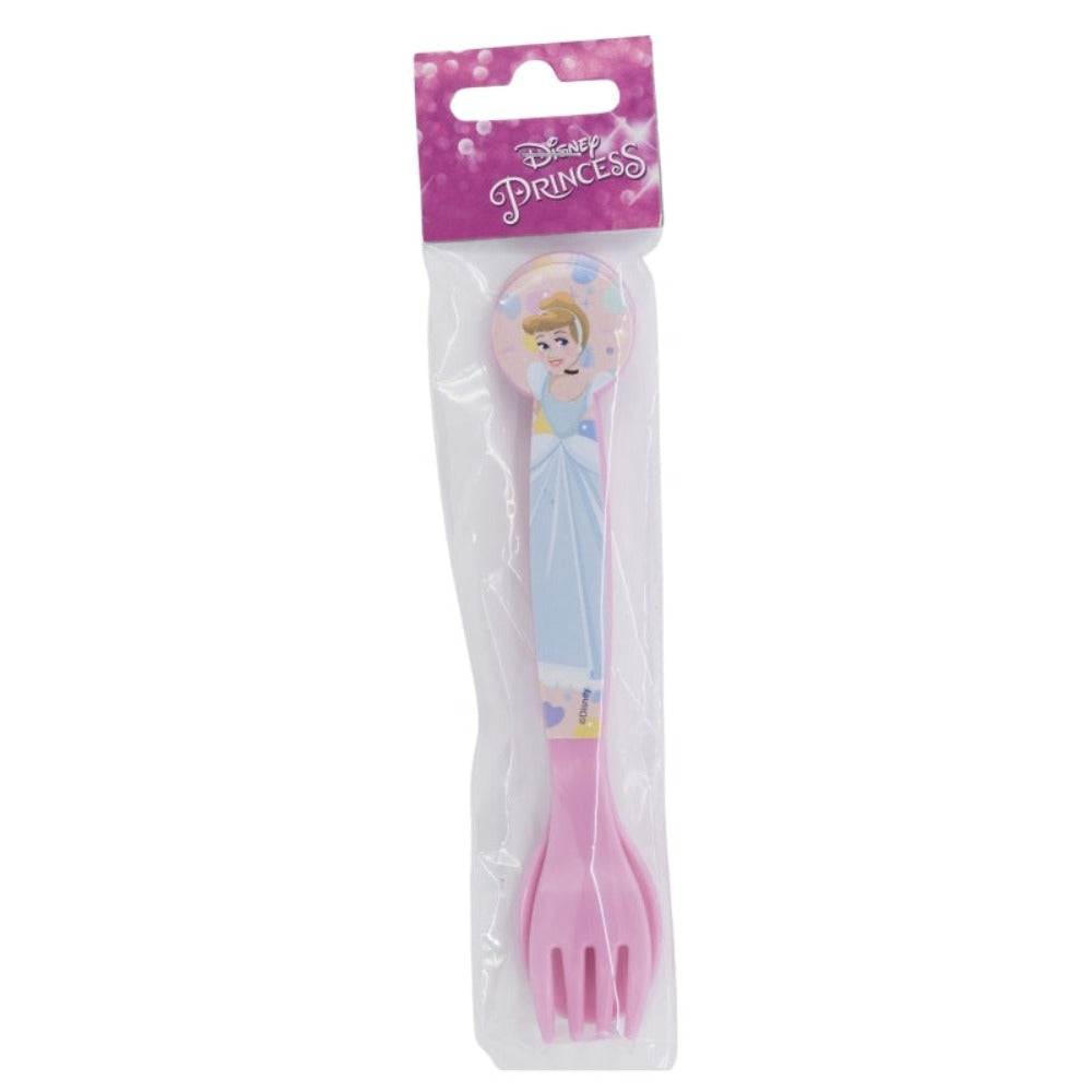 Cinderella Prinzessin Plastik Besteck Set - 2 Teile
