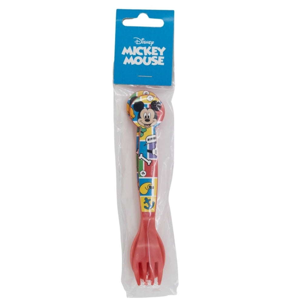 Micky Maus Kinder Plastik Besteck Set - 2 Teile