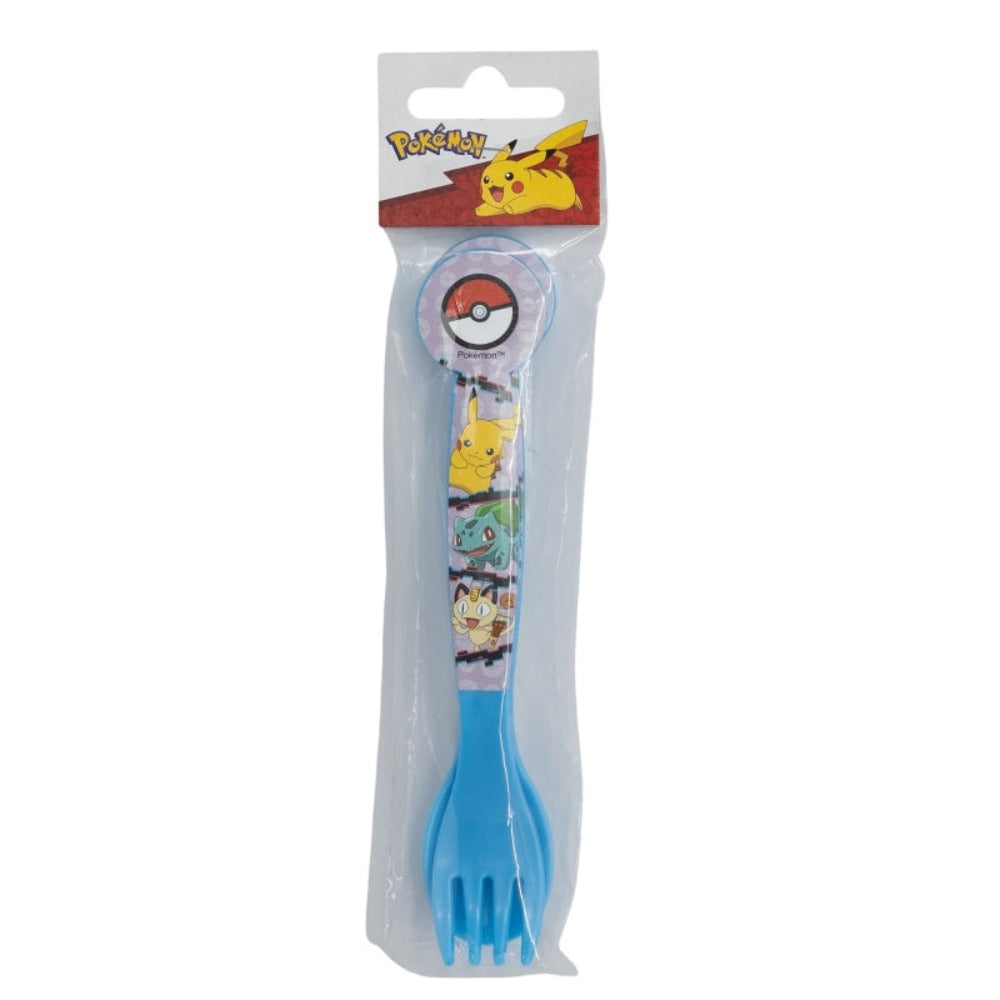 Pokemon Pikachu Mauzi Plastik Besteck Set - 2 Teile