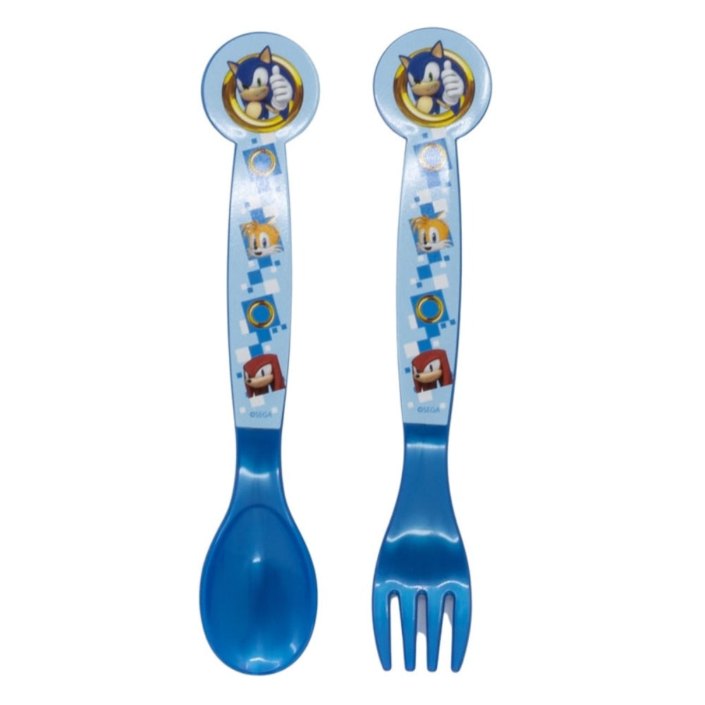 Sonic the Hedgehog Plastik Besteck Set - 2 Teile
