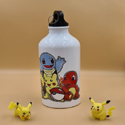 Pokemon Pikachu Glumanda Bisasam Schiggy Aluminium Flasche 500ml