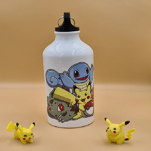 Pokemon Pikachu Glumanda Bisasam Schiggy Aluminium Flasche 500ml