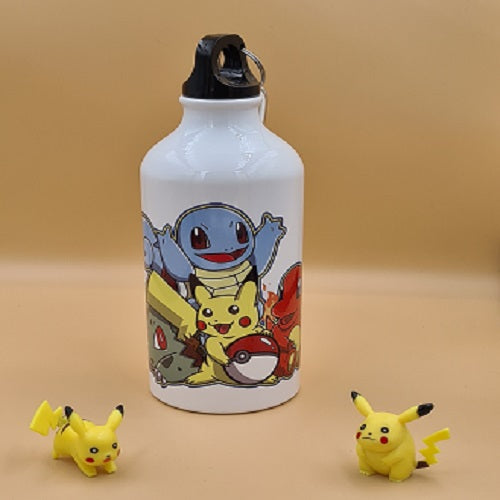 Pokemon Pikachu Glumanda Bisasam Schiggy Aluminium Flasche 500ml