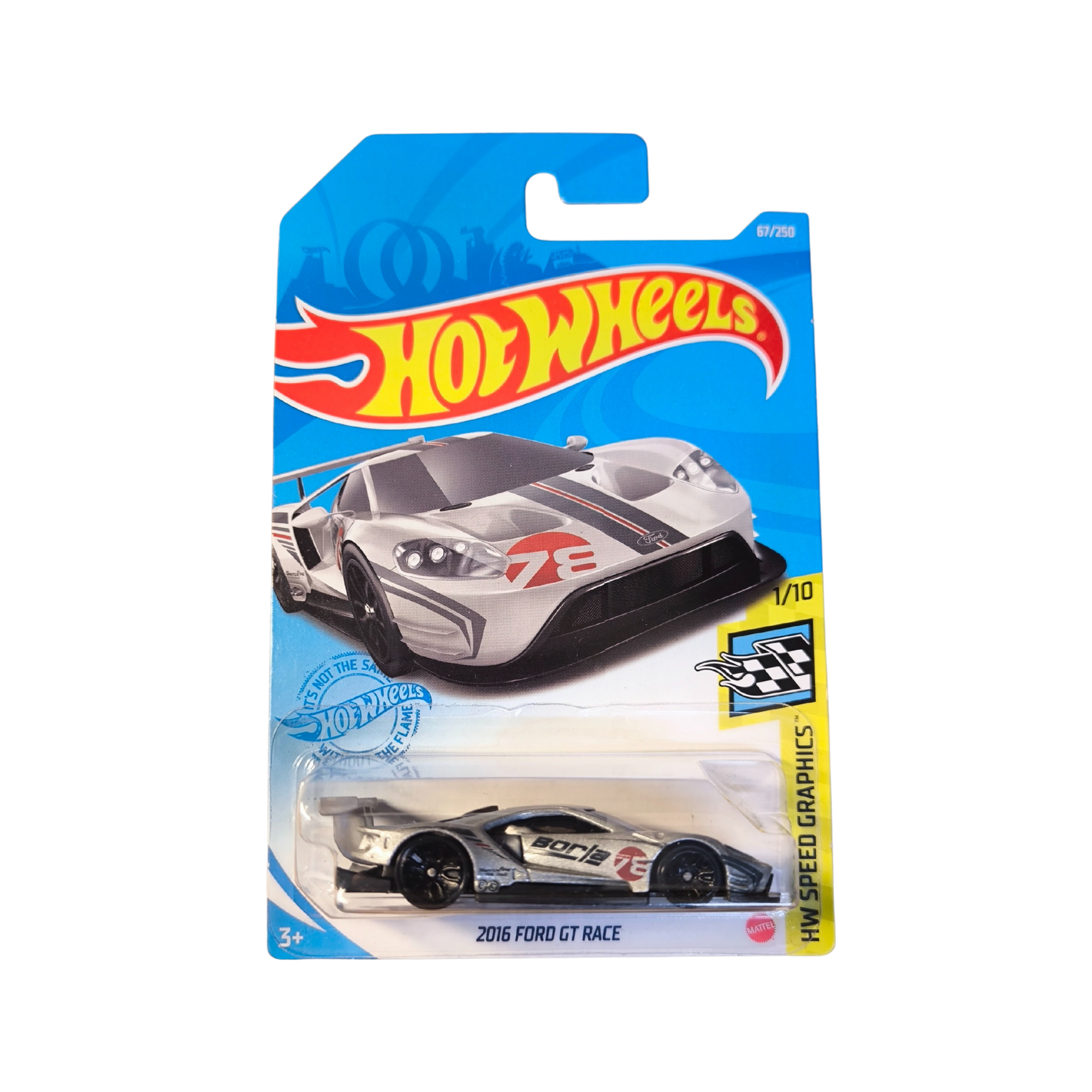 Hot Wheels Mainline 2016 Ford GT Race 67/250 2020