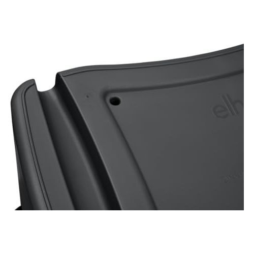 elho Green Basics Stack & Grow 50 - Übertopf für Außen Züchten Und Ernten - Ø 50.9 x H 35.7 cm - Schwarz/Living Schwarz