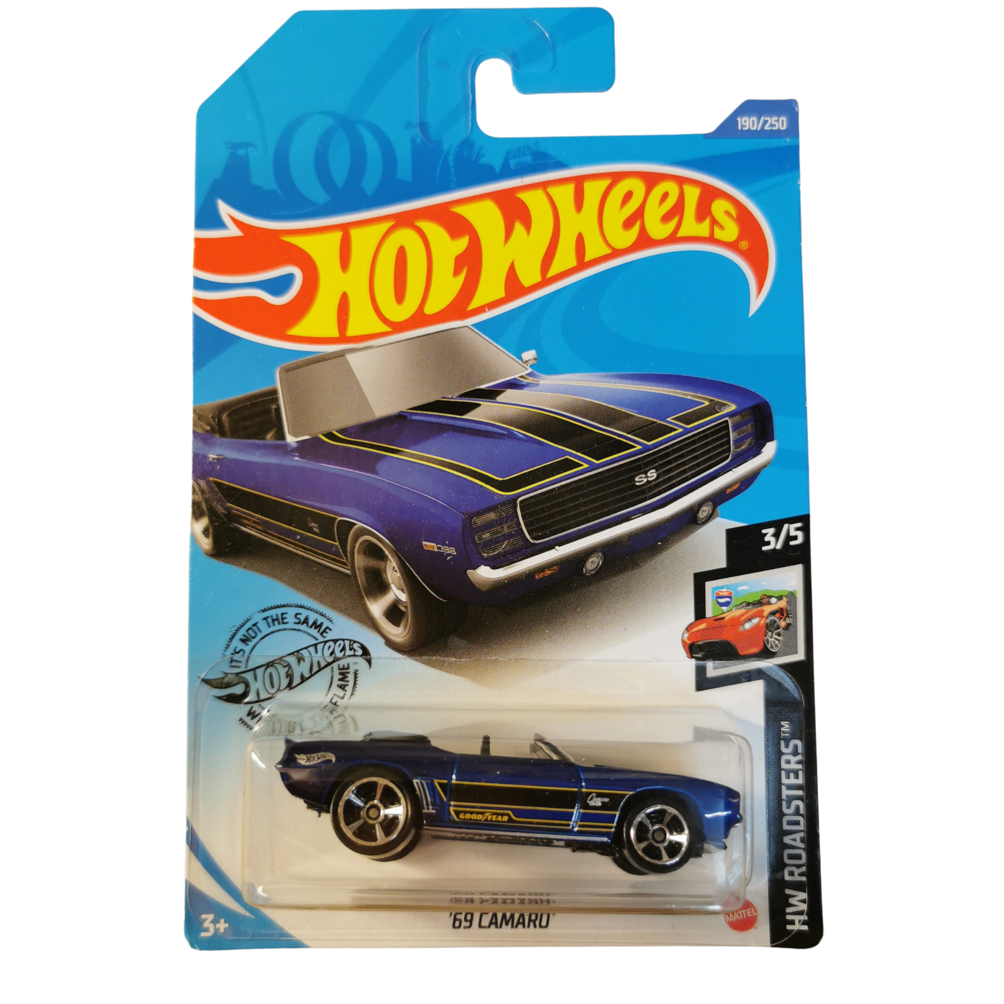 Hot Wheels Mainline 69 Camaro 190/250 2018