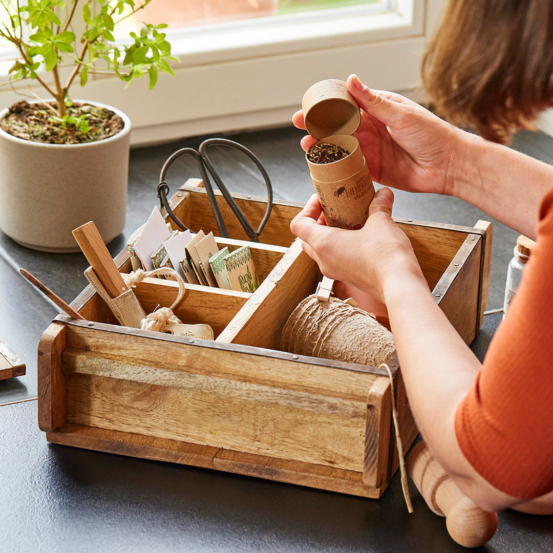 Ziegelform mit 4 Fächern