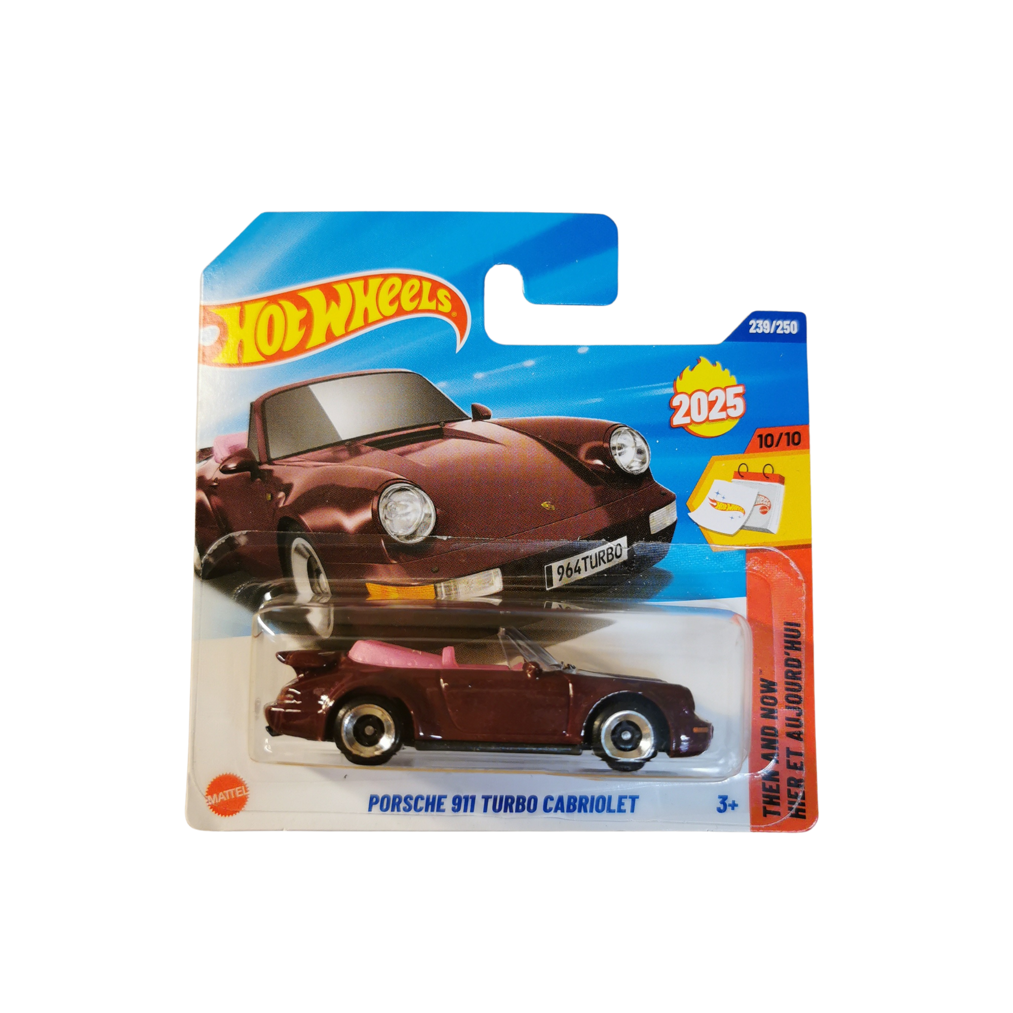 Hot Wheels Mainline Porsche 911 Turbo Cabriolet 239/250 2025
