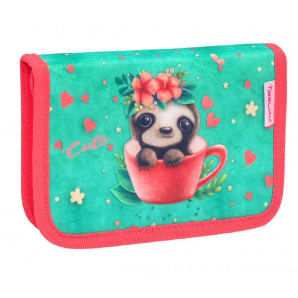 Rucksack ergonomisches Schulranzen-Set 4-teilig Cute Sloth Ranzen