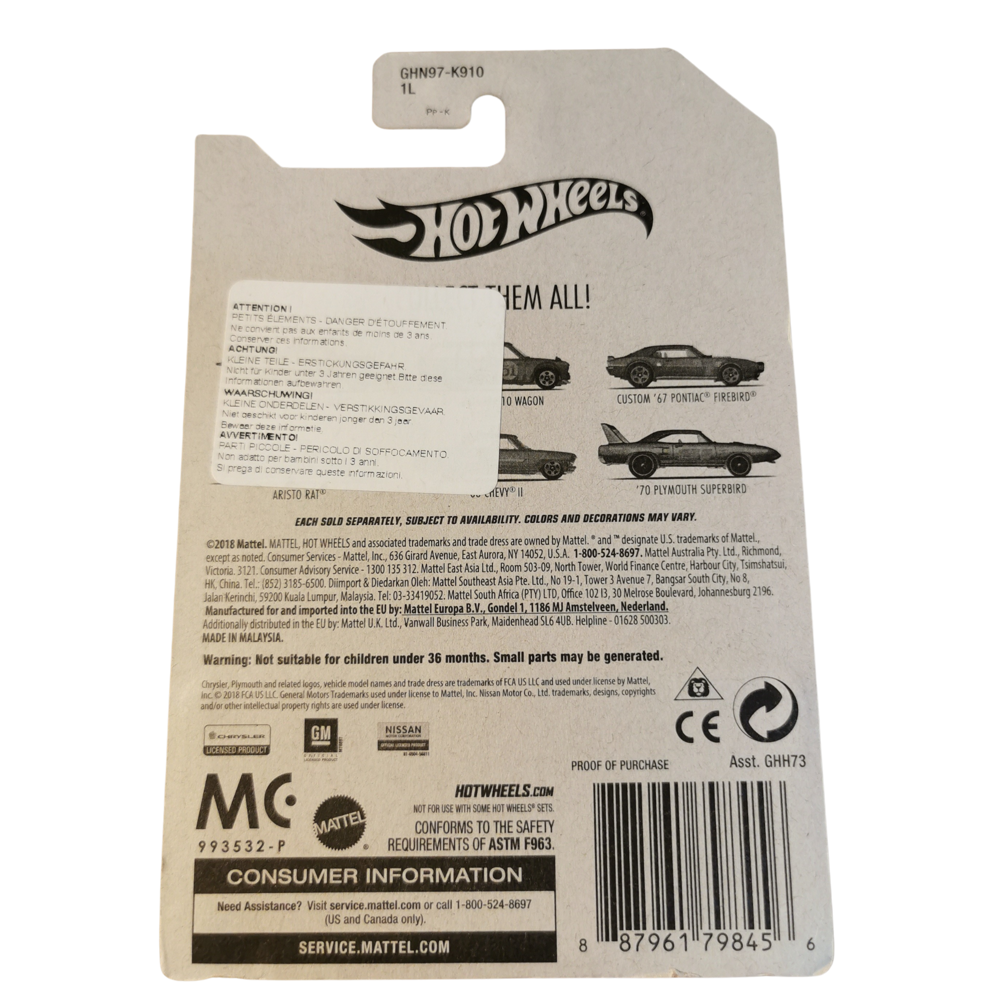 Hot Wheels Aristo Rat 4/6