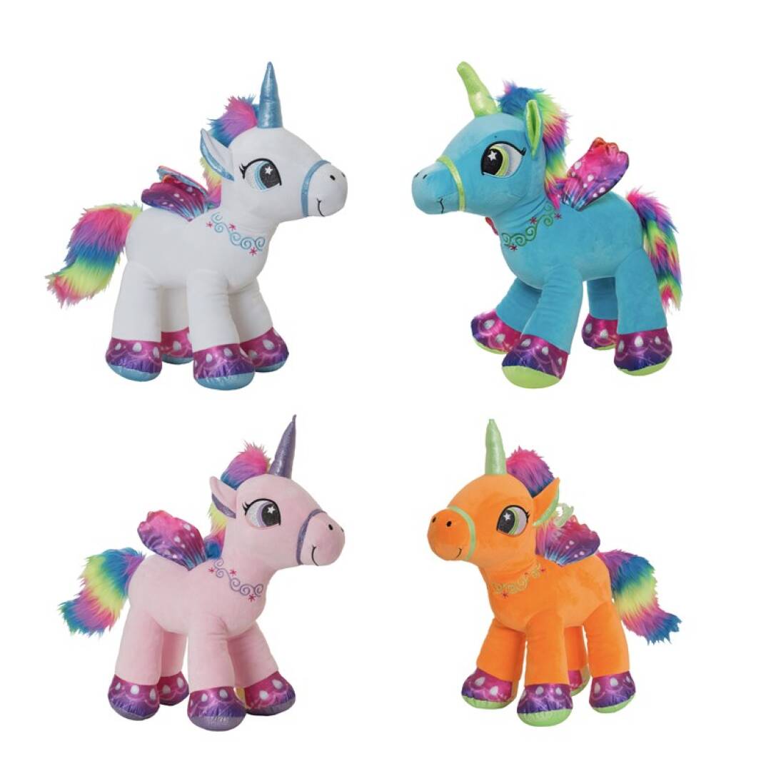 Einhorn Kinder Kuscheltier - 25 cm Plüschtier Mädchen Stofftier