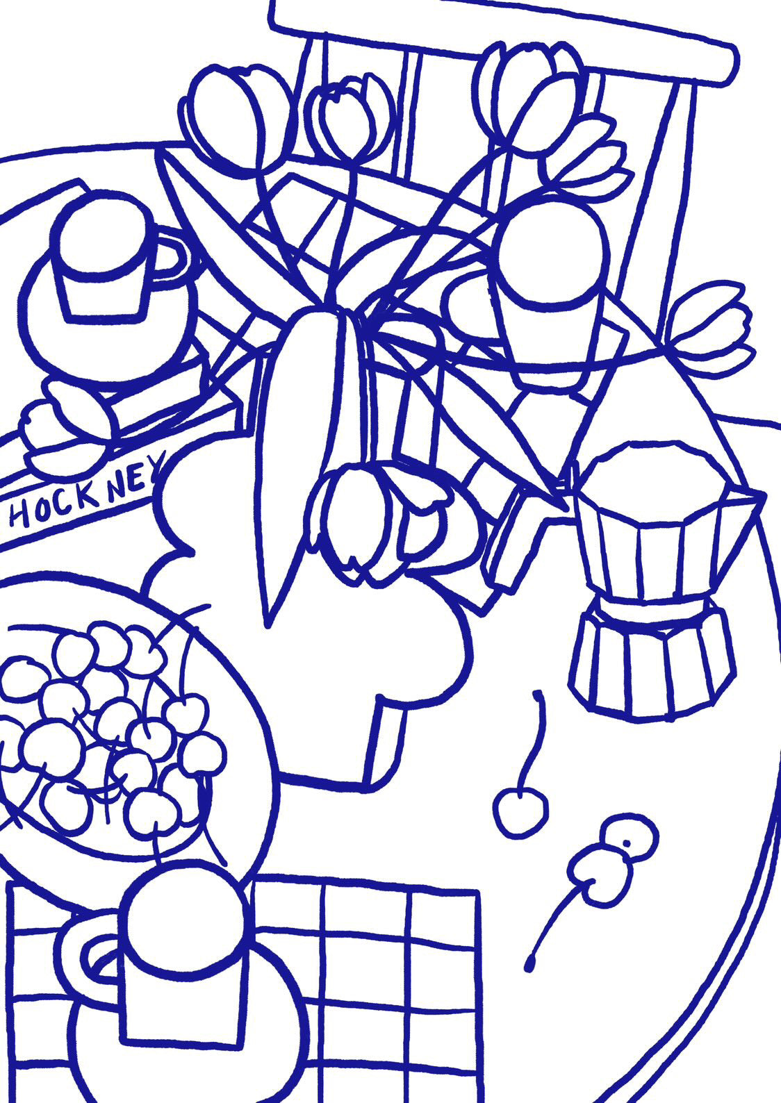 "Goûter Au Vase Bleu"