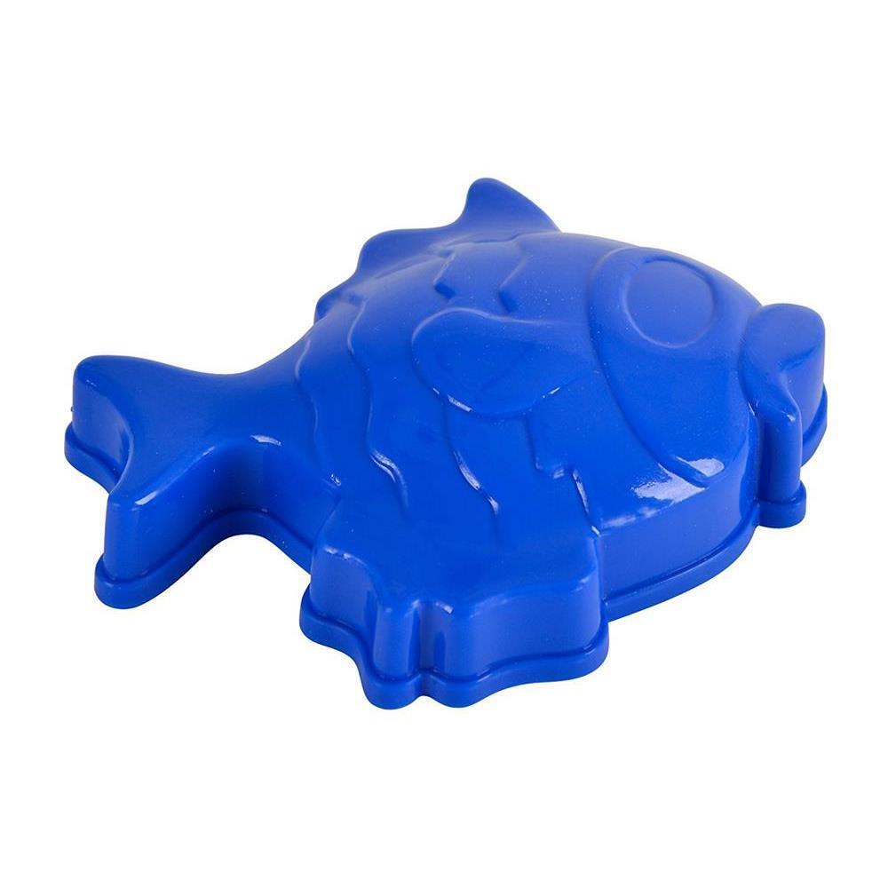 4 Sandformen im Netz Schildkröte, Muschel, Fisch und Seestern