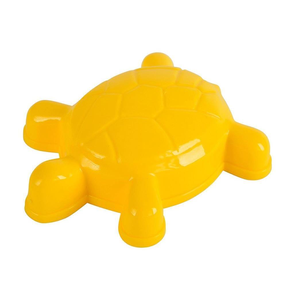 4 Sandformen im Netz Schildkröte, Muschel, Fisch und Seestern