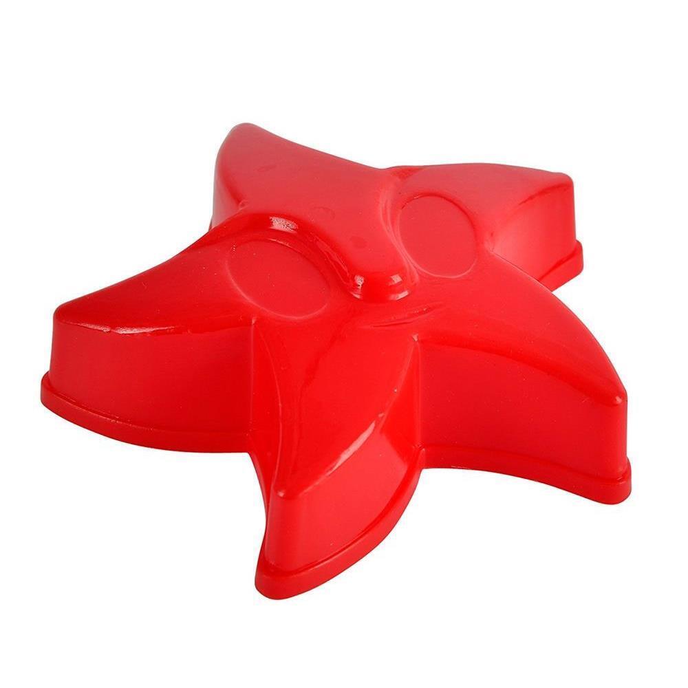 4 Sandformen im Netz Schildkröte, Muschel, Fisch und Seestern