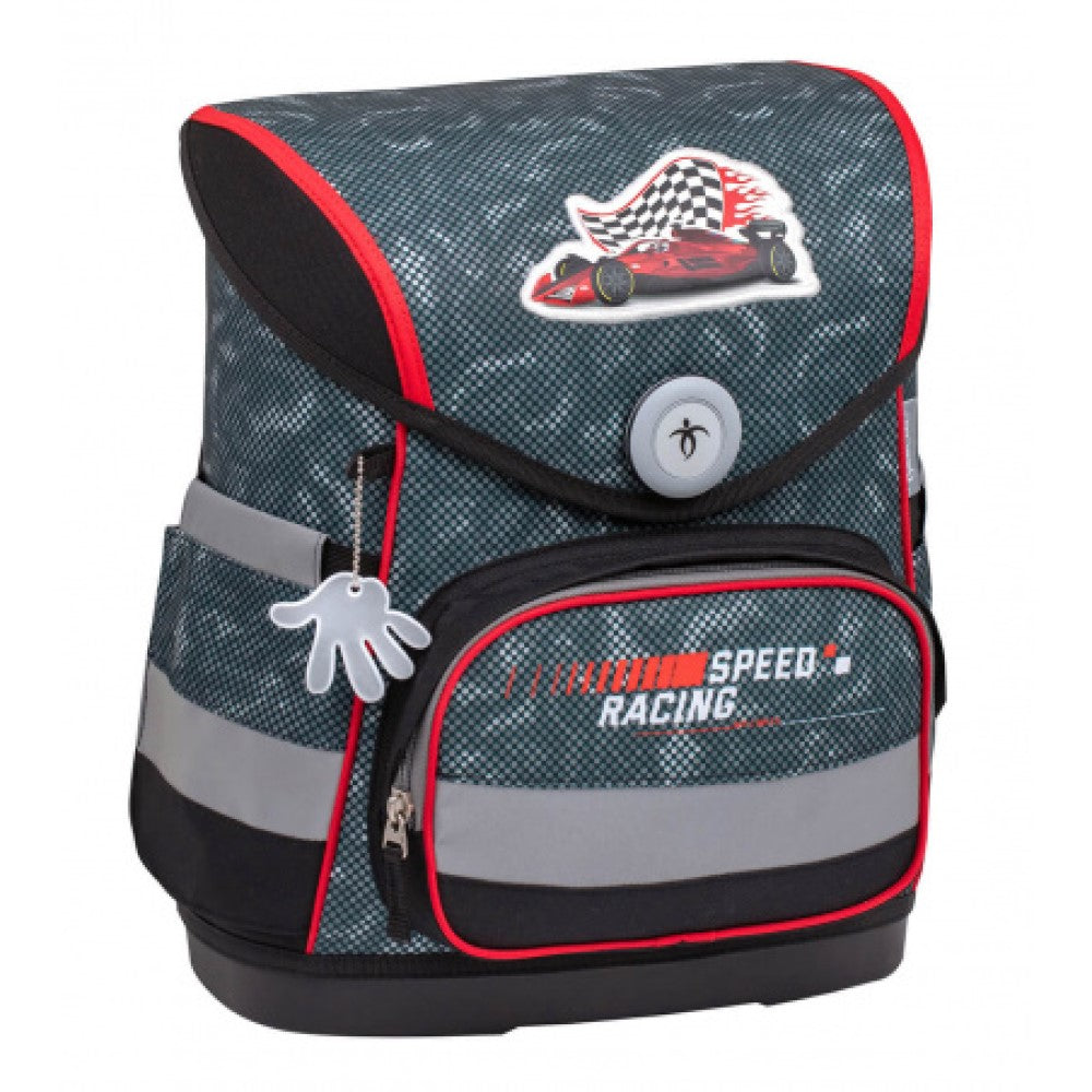 Rucksack Schulranzen Set 4 tlg. Red Dots Schulrucksack