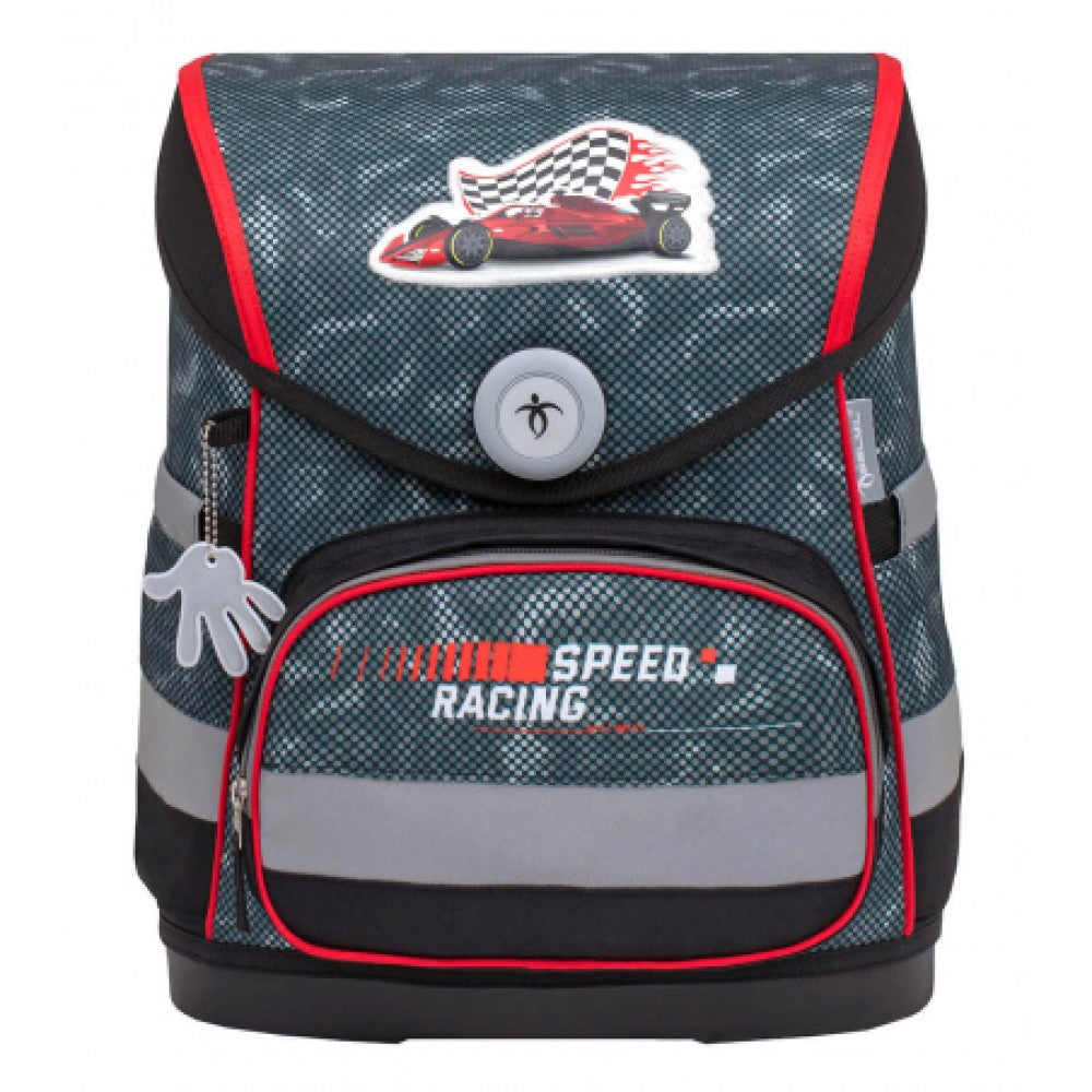 Rucksack Schulranzen Set 4 tlg. Red Dots Schulrucksack