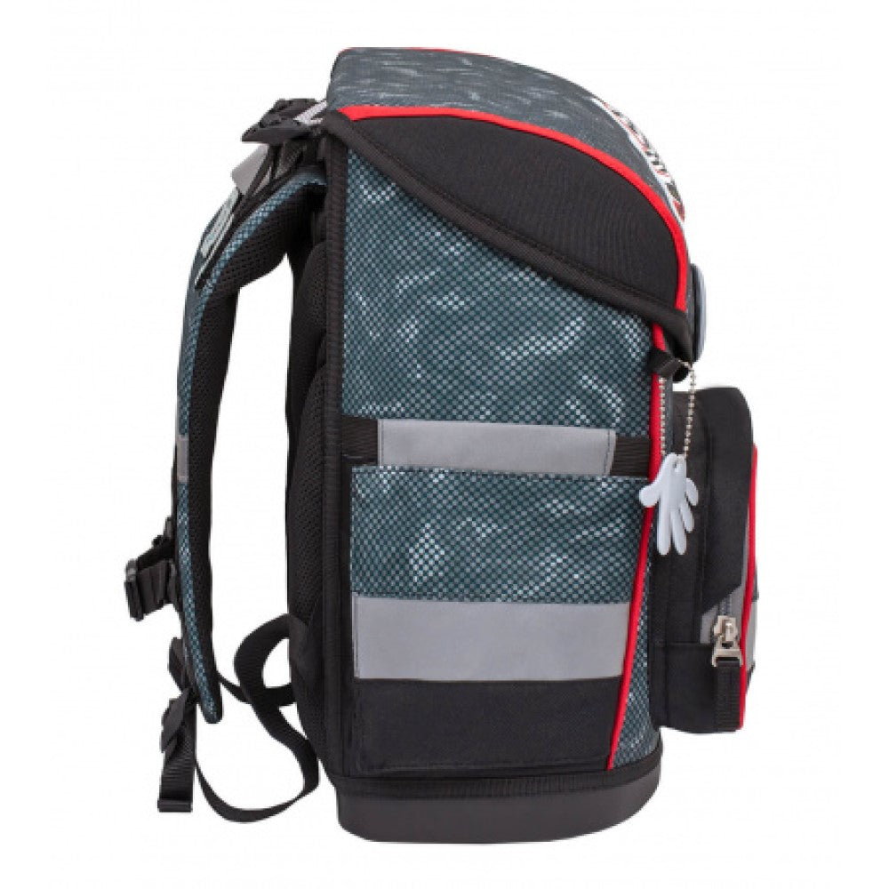 Rucksack Schulranzen Set 4 tlg. Red Dots Schulrucksack