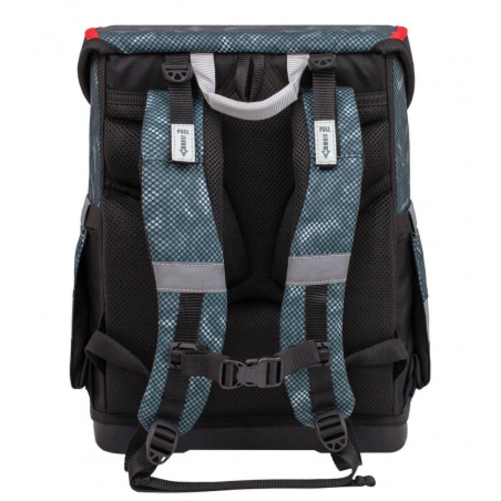 Rucksack Schulranzen Set 4 tlg. Red Dots Schulrucksack