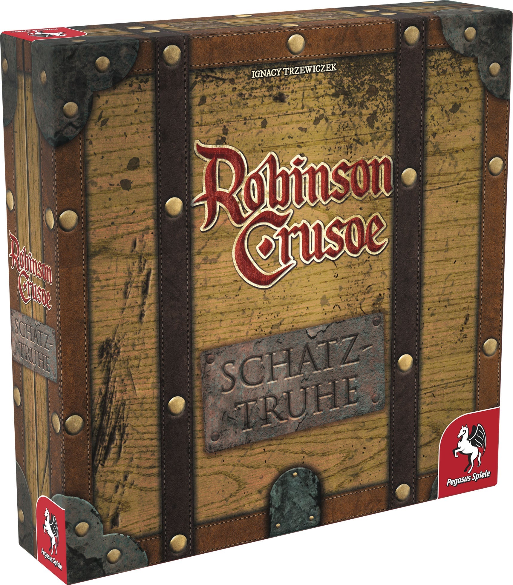 Robinson Crusoe: Schatztruhe Gesellschaftsspiel Pegasus