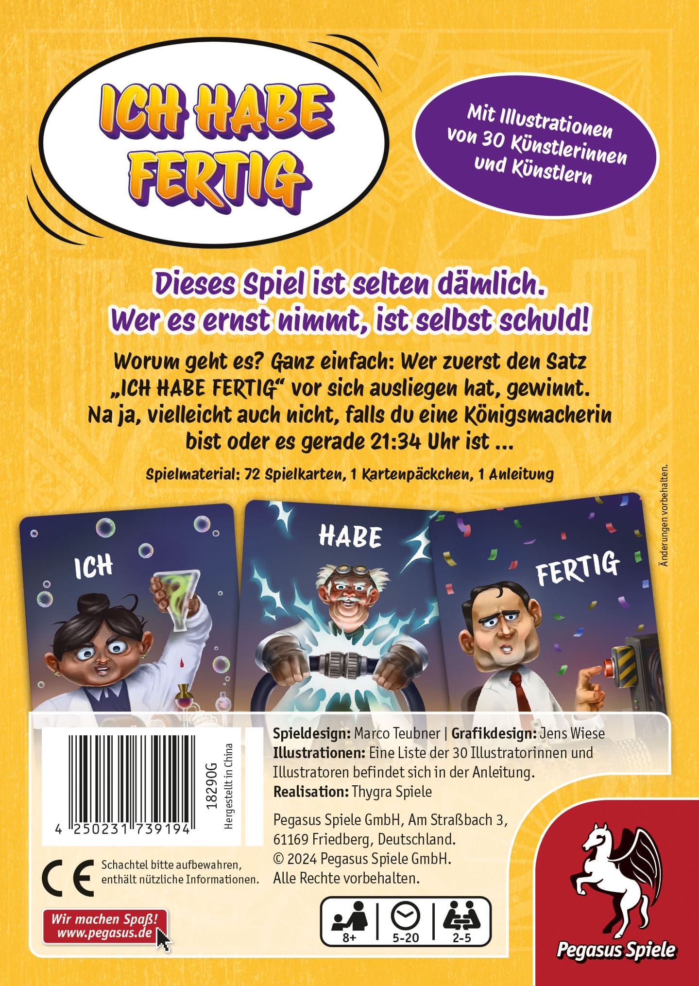 ICH HABE FERTIG (Pegasus Verlag)