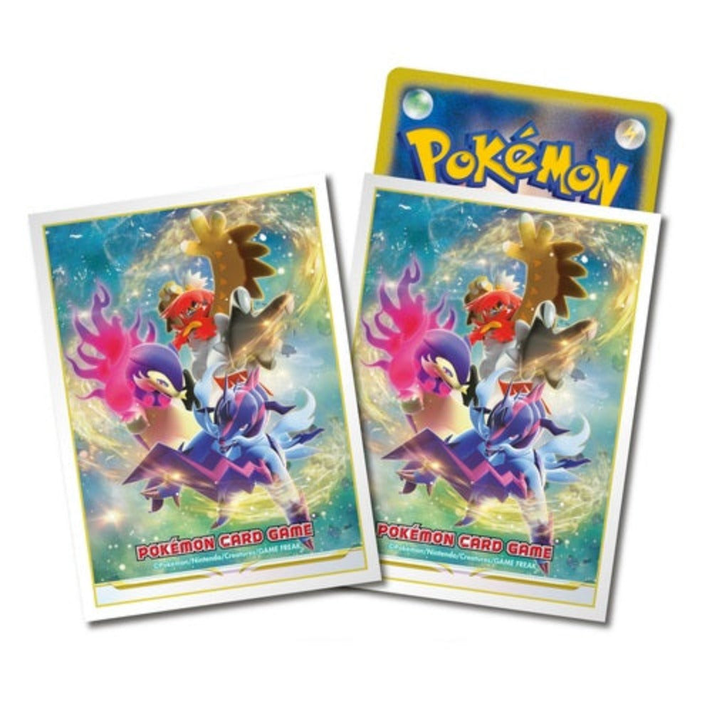 Pokemon TCG Karten 64 Hüllen Silvarro Tornupto Admurai Sleeves