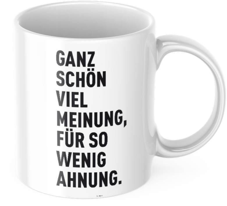 Lustige Kaffeetasse 