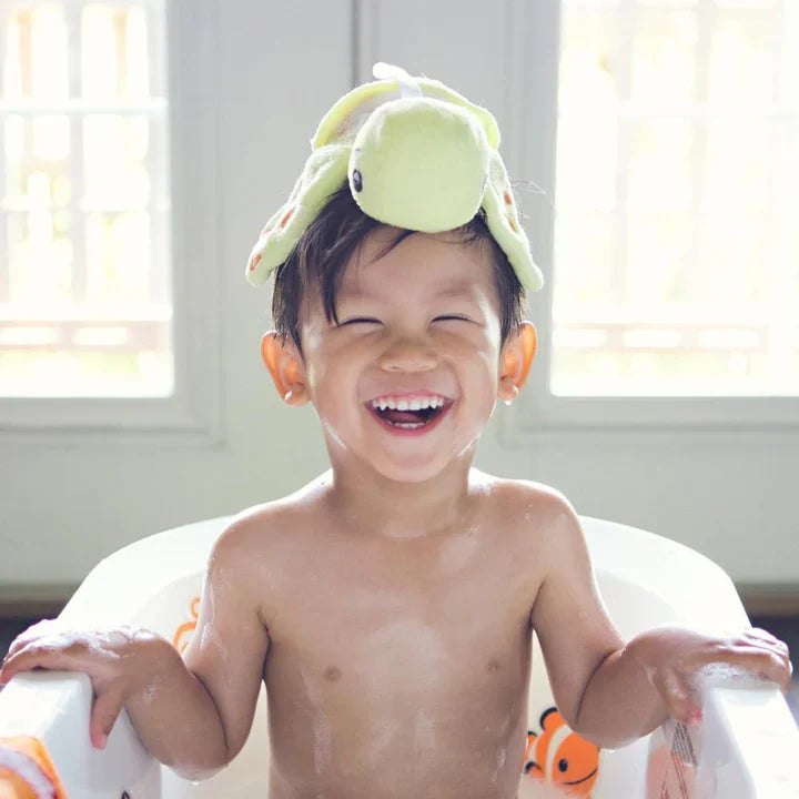 SoapSox Badeschwamm Schildkröte – weicher Waschfreund mit Seifenfach | ab 0 Jahren