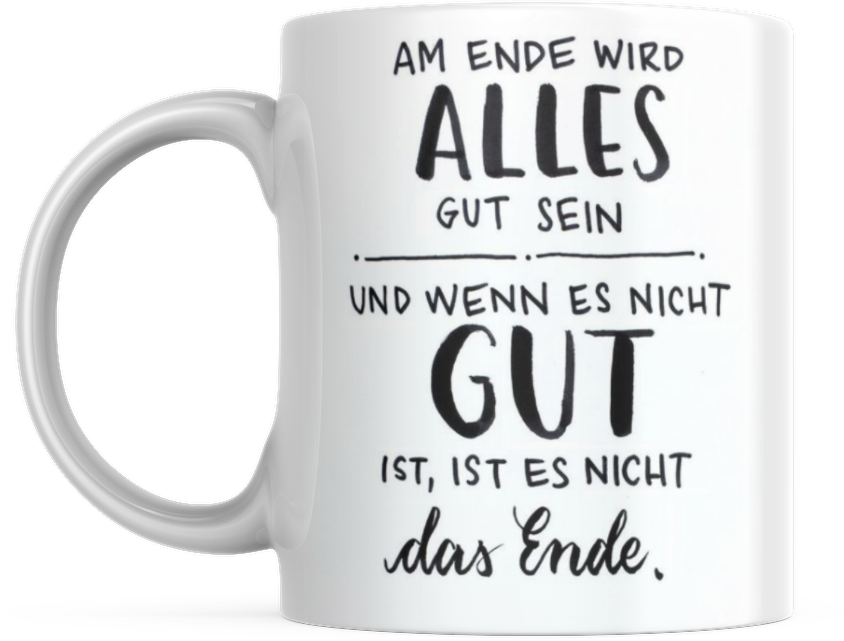 Tasse mit Spruch Positive Perspektiven: 