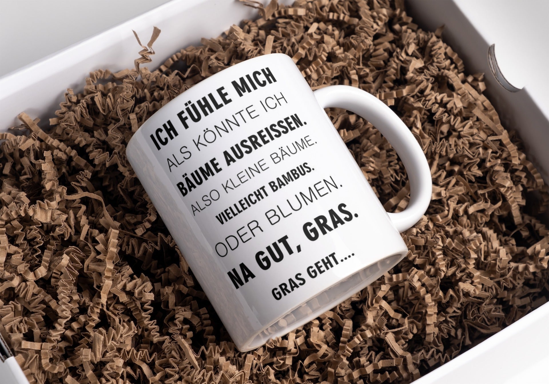 Lustige Kaffeetasse Witz Motivation Frühstück Morgen Arbeit Tasse Büro Geschenk