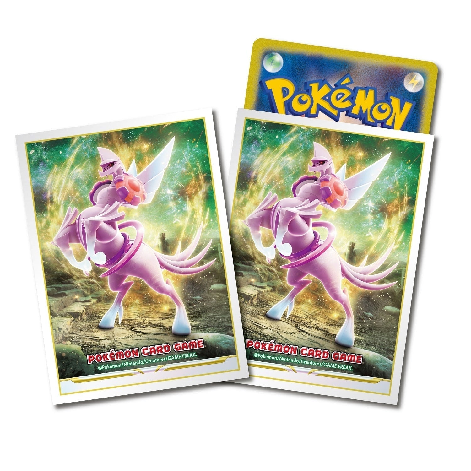 Pokemon Karten Hüllen Premium 64x Palkia Urform Sleeves TCG