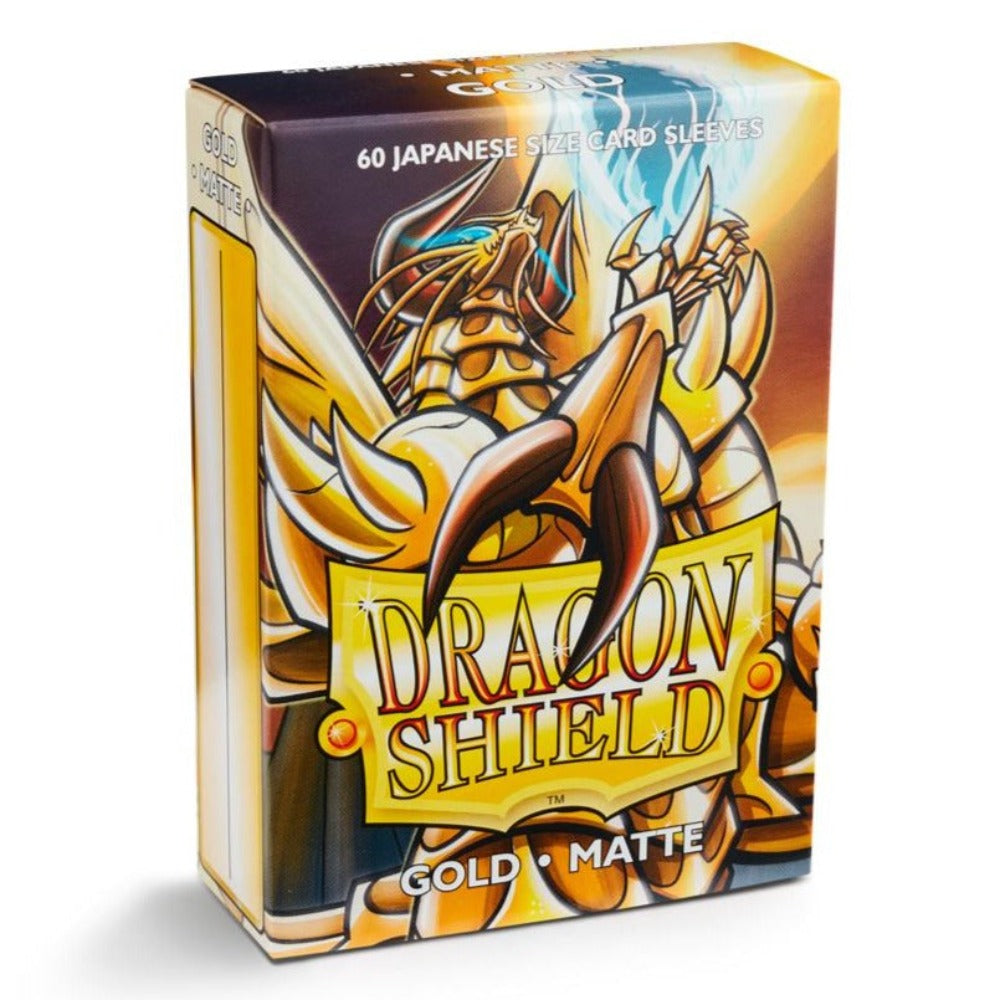 Dragon Shield Kartenhüllen Sleeves Japanische Größe Matte (60) Gold