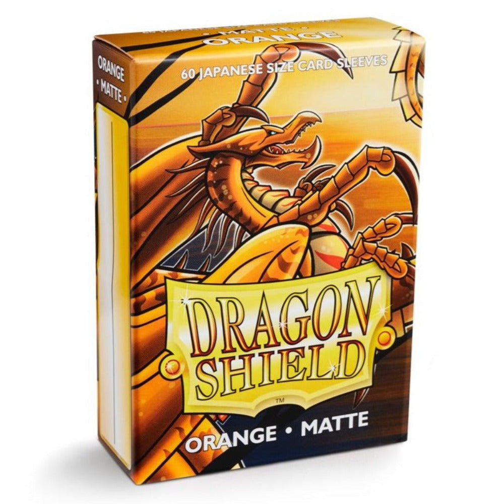 Dragon Shield Kartenhüllen Sleeves Japanische Größe Matte (60) Orange