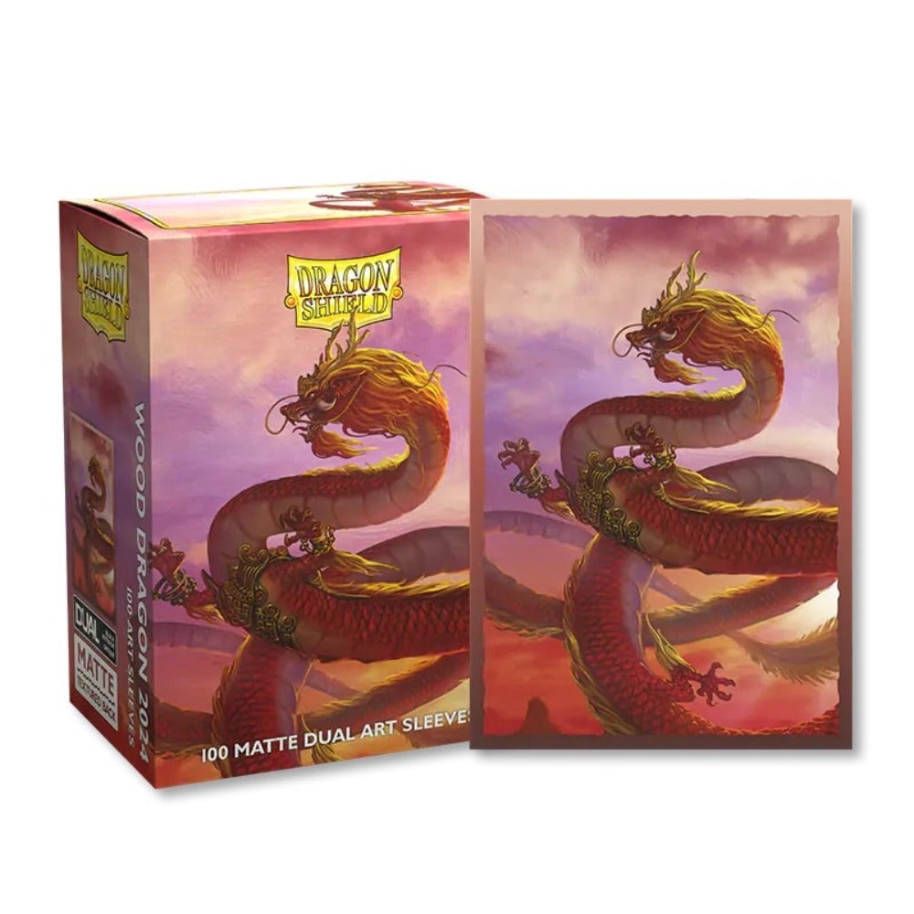 Dragon Shield: Dual Art Year of the Dragon 2024 Wood Dragon (100)
