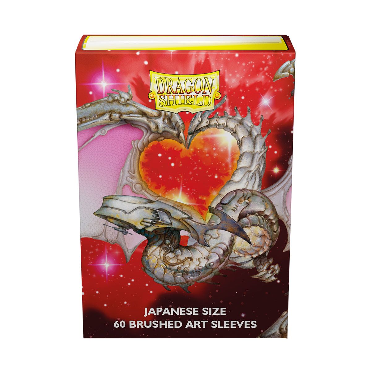 Dragon Shield Kartenhüllen Japanese Brushed Art Sleeves Valentine Dragons (60)