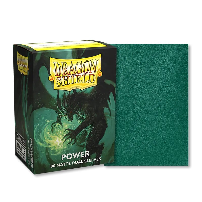 Dragon Shield: Matte – Dual Power (Metallic Green)