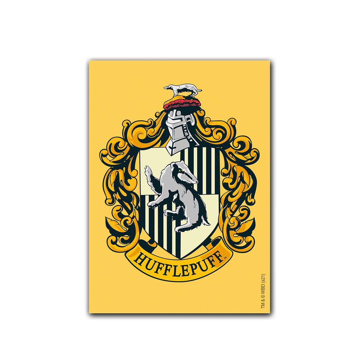 Dragon Shield Kartenhüllen 63 x 88mm Matte Art – WizardingWorld – Hufflepuff (100)