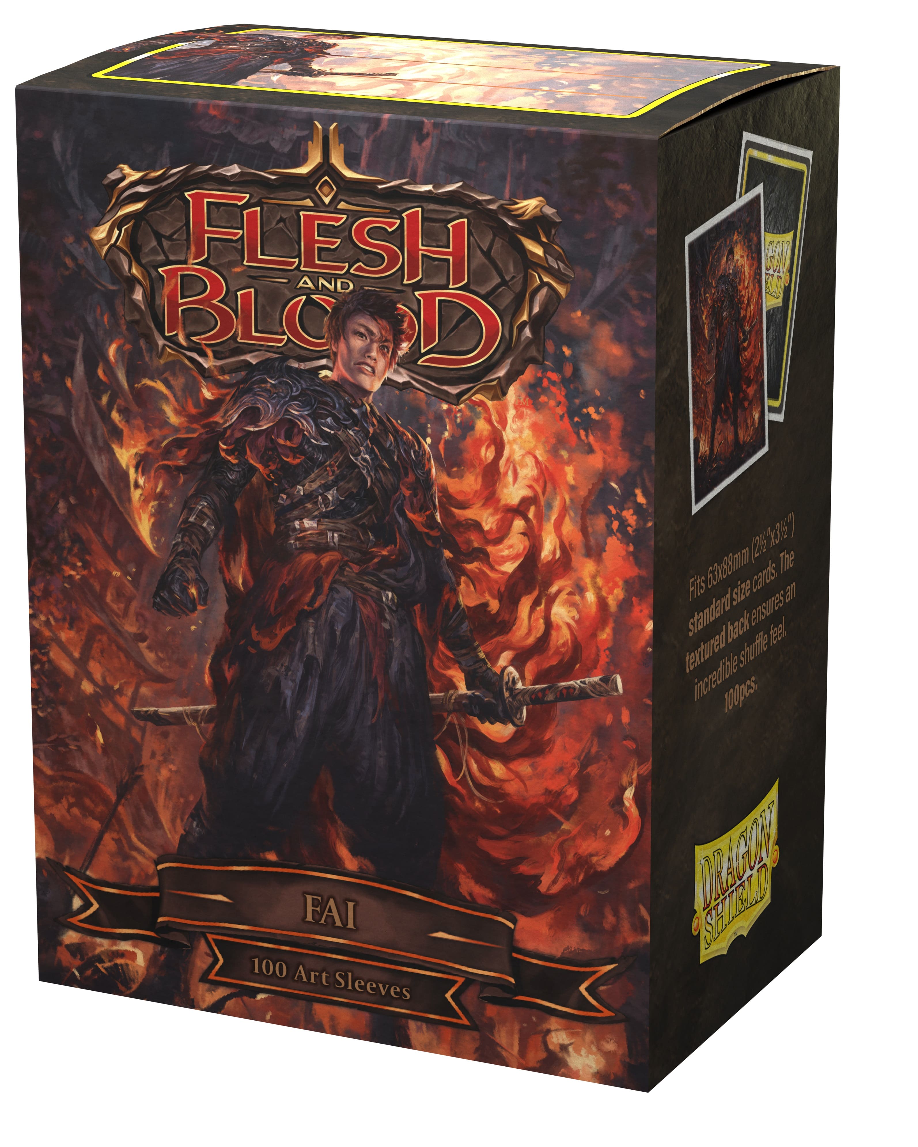 Dragon Shield Kartenhüllen Matte Art Flesh & Blood Fai (100)