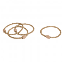 Ringwurf-Spiel, inklusive 1 Holzstange und 4 Ringen, in Geschenkverpackung ab 3 Jahren